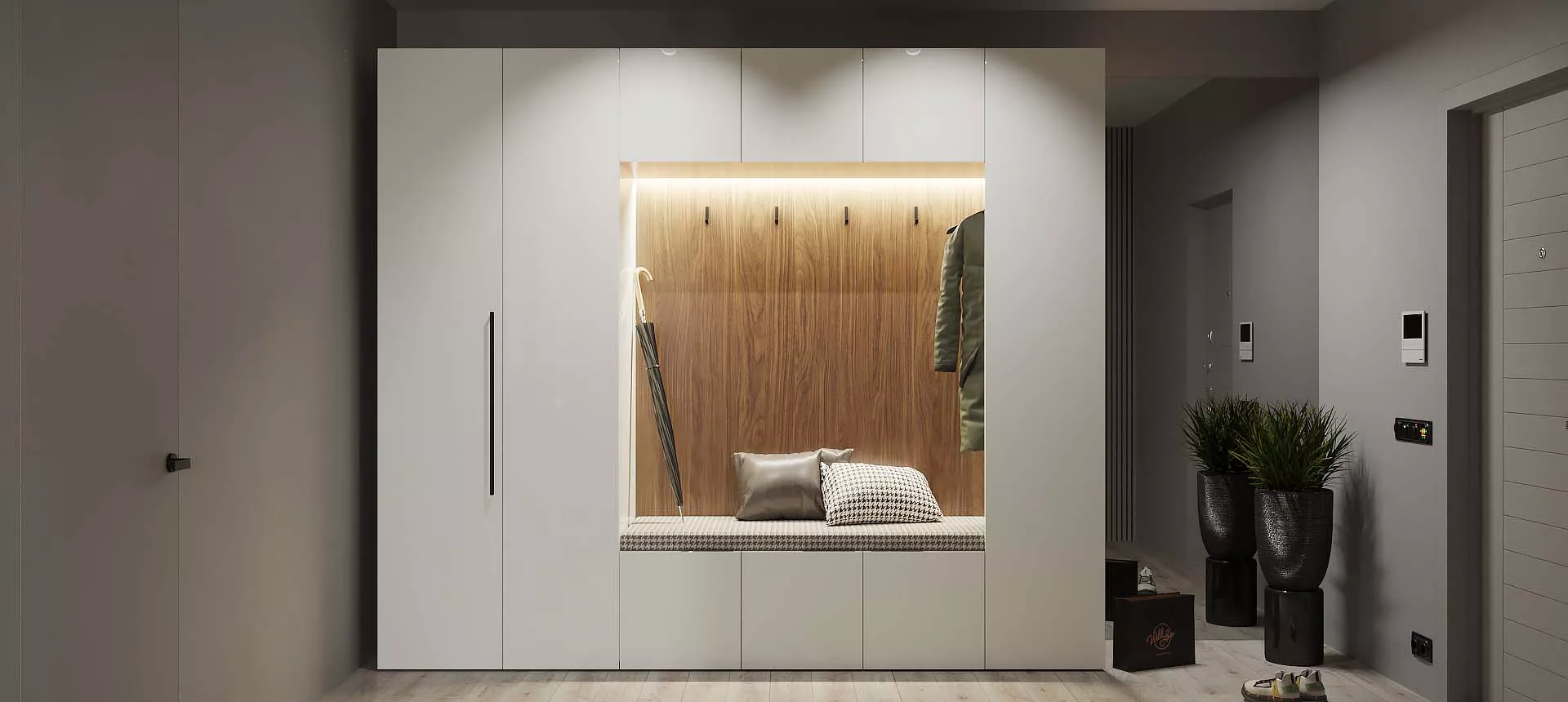 Белый глянец